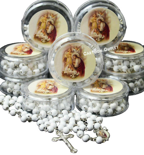 First communion rosary - rosary, girl